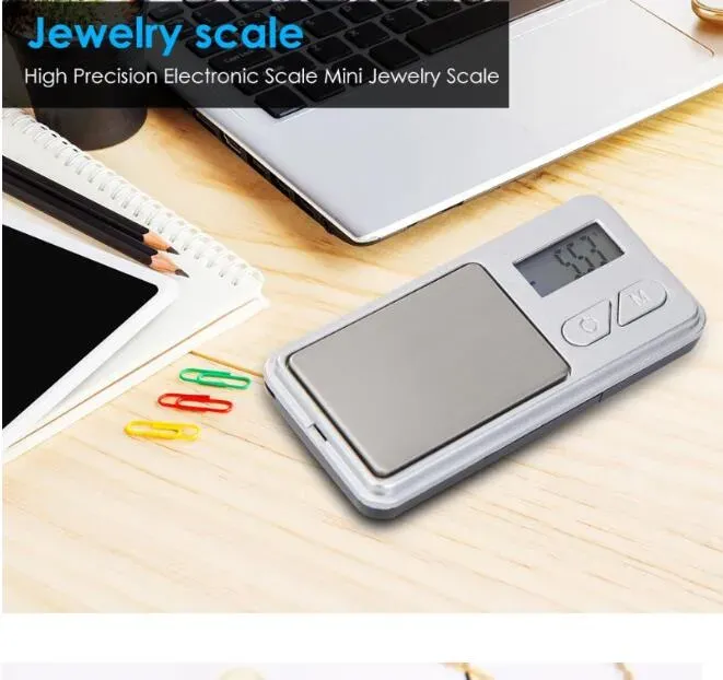 Latest Pocket 200g x 0.01g Digital Scale Silver Electronic Precise Jewelry Scale High precision Kitchen Weight scales