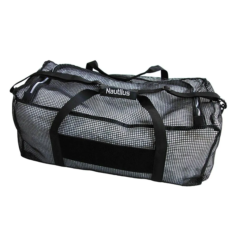 Accessories Scuba Divng Equipment Mesh Duffle Bag with Shoulder Strap 96L Extra Large Cube Shape Heavy Duty Dive Gear Bag with Zipper Pocket