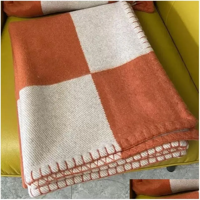Lettre couverture imitation en cachemire Écharpe en laine douce châle portable canapé à plaid chaud en tricot tricot à coups de serviette cape rose drop délivre dhto
