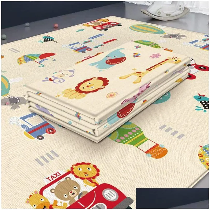 Coussin / Oreiller décoratif Oreiller bébé II Cling Pad Pliable Salon Tapis de jeu épaissi Enfants Escalade Drop Livraison Accueil Gard Dhhhr