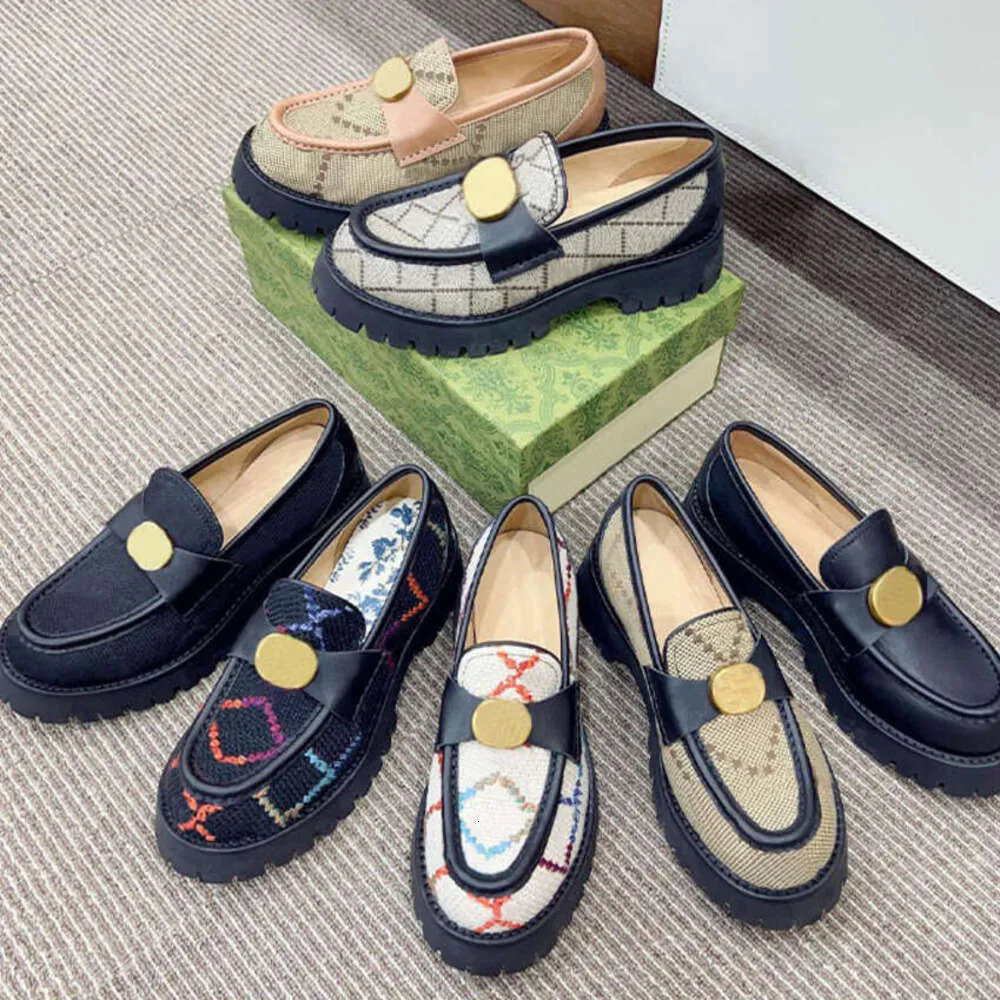 Tasarımcı Kadın Oxford Ayakkabı Deri Loafers Ayakkabı Tıknaz Kauçuk Lüks Moda Lug Sole 500