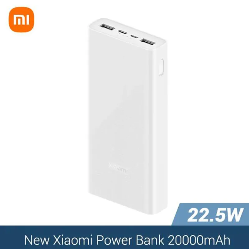 Neue Xiaomi Power Bank 20000 mAh PB2022ZM 22,5 W PD Zwei-Wege Schnelle Aufladen Powerbank Tragbare Batterie Für iPhone 13 14 Pro Max