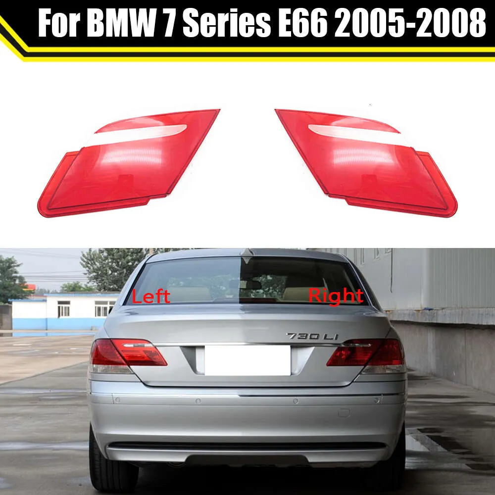 pour la série 7 Série E66 2005-2008 Les feux de freinage de feu arrière de voiture remplaceront le couvercle de la lampe arrière automatique Masque à la lampe