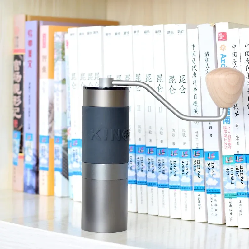 Kingrinder Manual Coffee Grinder 휴대용 공장 420 스테인리스 스틸 38mm48mm Burr K0K1 K2 K3 231220