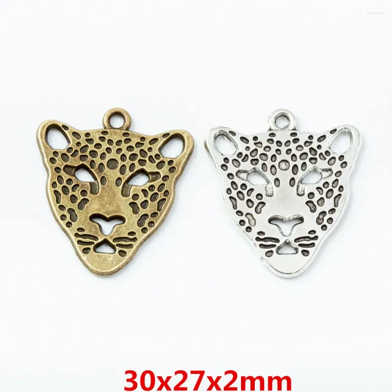 Charms 15 Pieces Of Retro Metal Zinc Alloy Tiger Pendant For DIY Handmade Jewelry Necklace Making 6741