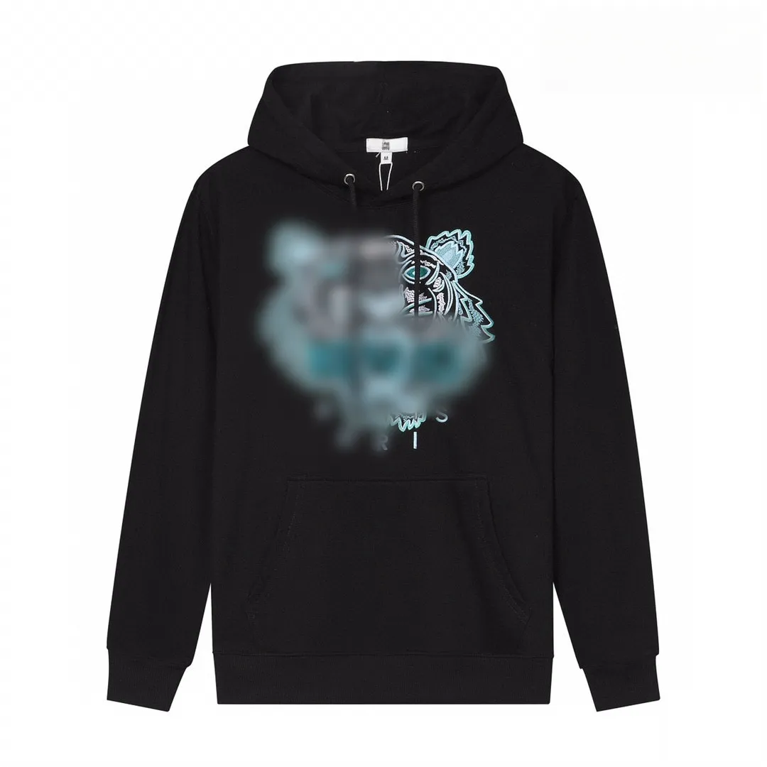 Tiger Kenzo Blak z kapturem SWEATER Projektant bluzu sweter jesienna bluza moda haft okrągła szyja długie rękawe koszulki mężczyźni kobiety