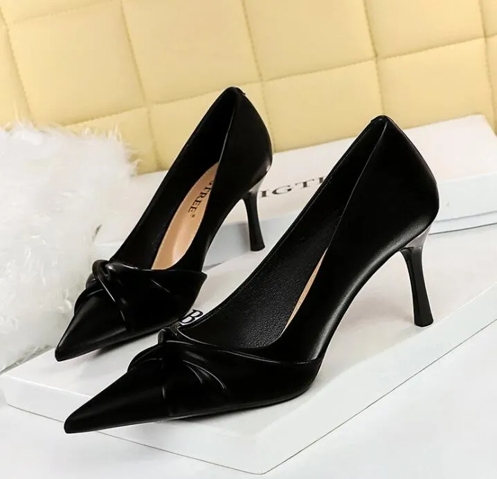 Clasicos Tacones Negros Mujer Tacones De Mujeres Sexys: Tacones De
