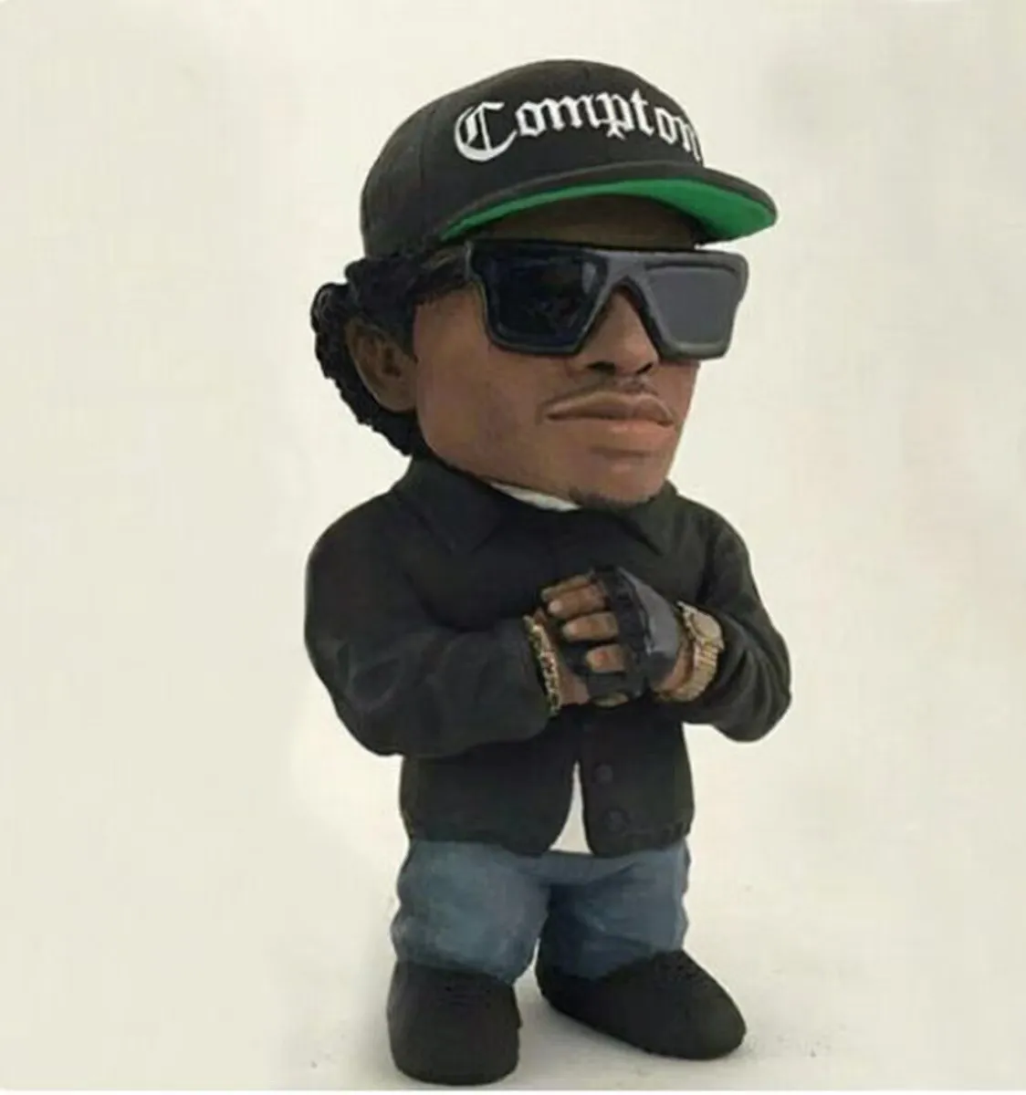 Rap Singer Mini Resina Ornamentos para o jardim de casas Objetos Figuras do Hip Hop Funny Rapper Bro Sett