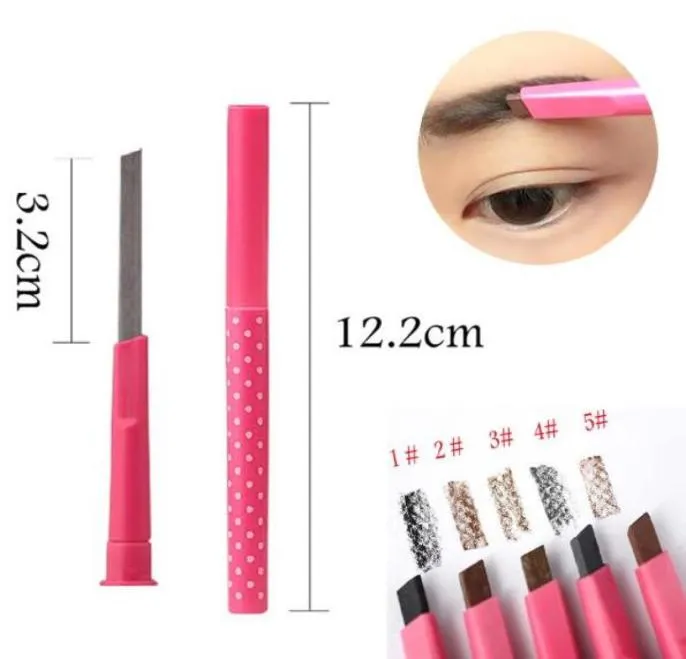 Pro Ladies Matita per sopracciglia marrone impermeabile a lunga durata Brow Eye Liner Pen Trucco Cosmetico Strumenti di bellezza maquillage Drop 5588239