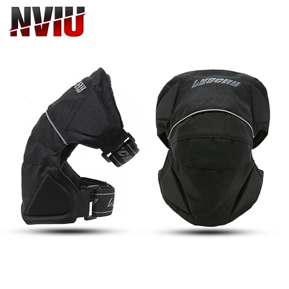 Winter Motorcycle Riding Knee Guards Windproof Non-slip Outdoor Motorbike Kneepad Sports Protection Comfortable Biker Knee Pad 231220