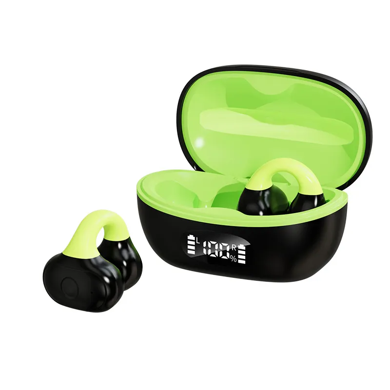 Cuffie wireless Bluetooth Cuffie cancellate con il rumore più lunghi e orecchio digitale auricolare stile sportivo stile sportivo