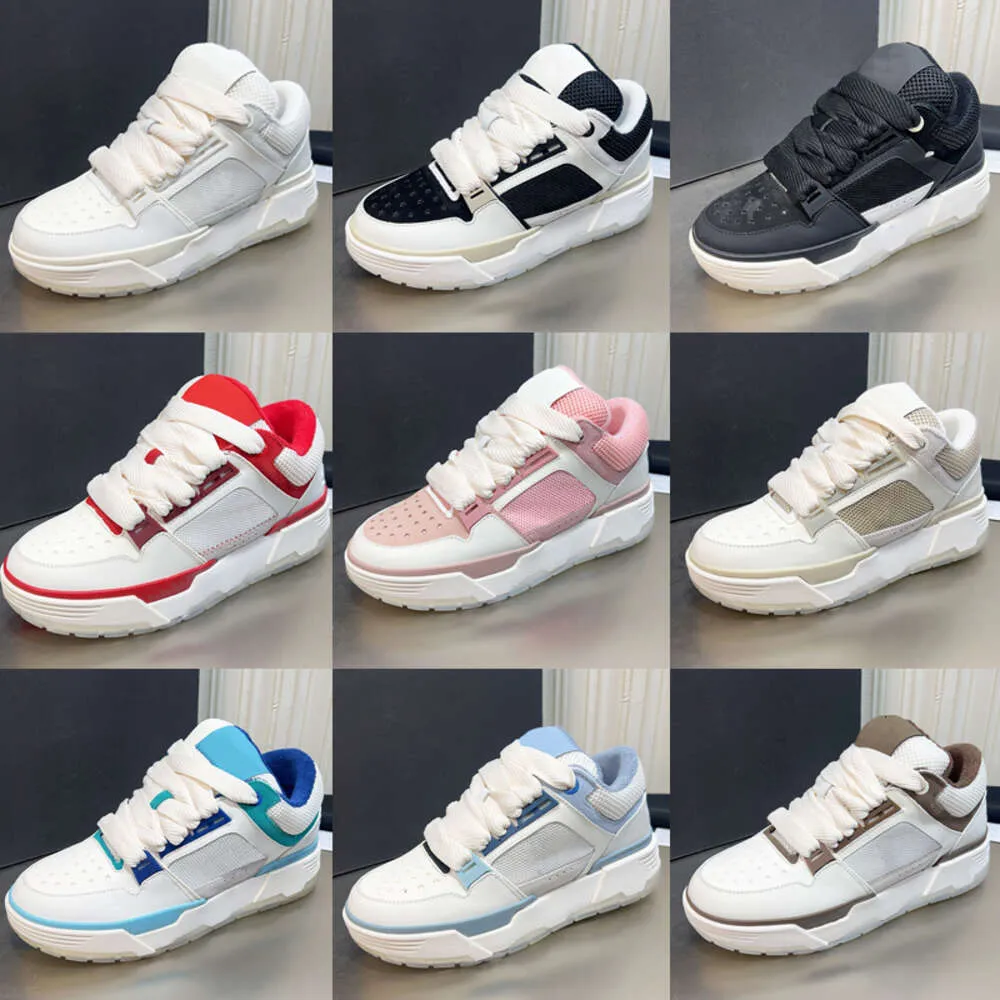 Projektant MA-1 Sneakers Platform Buty chlebowe dla mężczyzn moda dla kobiet skórzane buty swobodne szwy z sznurkowymi sznurkami trenerów zewnętrznych z pudełkiem 503