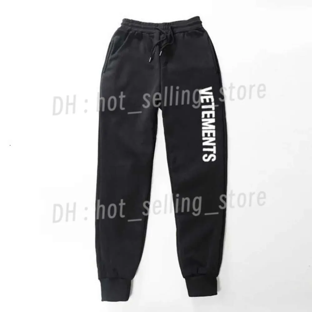 Vetements Pants Men's Sweatpants Vetements Tryckta joggare Pants Tickets Outdoor vandring Rune SurpereMen Byxa Streetwear Sweatpants 426