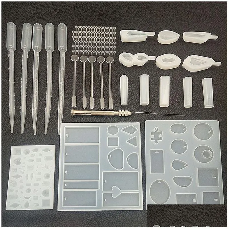 金型diyクラフトツールキットキットシルクリスタルカビを作るジュエリーペンダント樹脂キャスティングハンドメイドドロップ配達ジュエリージュエリーツールdhgarden dhvvz