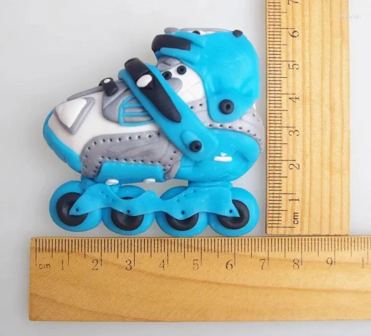 Bakning mögel kreativa skate skateboardskor form handgjorda tvål mögel silikon choklad fondant kakedekoration mögel