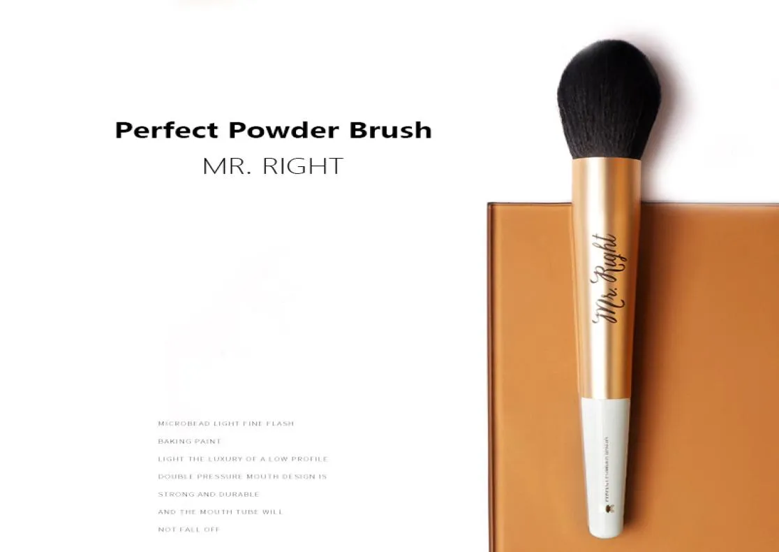 Mrright Perfect Powder Makeup Brush Soft Bristle Tapered Blushハイライト化粧品ブラシツール