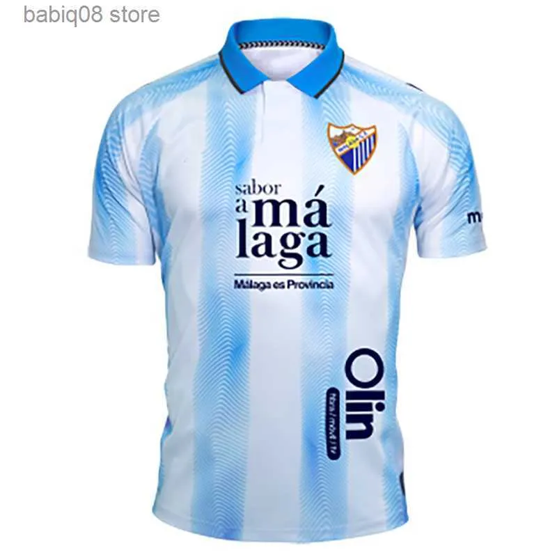 Fãs Tops Tees 23 24 Jerseys de futebol de Malaga Mens Bustinza M.