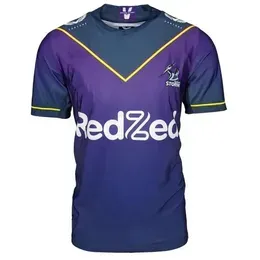 set 2022 MELBOURNE STORM HOME JERSEY 2022/2023 Melbourne Storm Home/Away Rugby Jersey TRAINING JERSEY SHORTS size S5XL