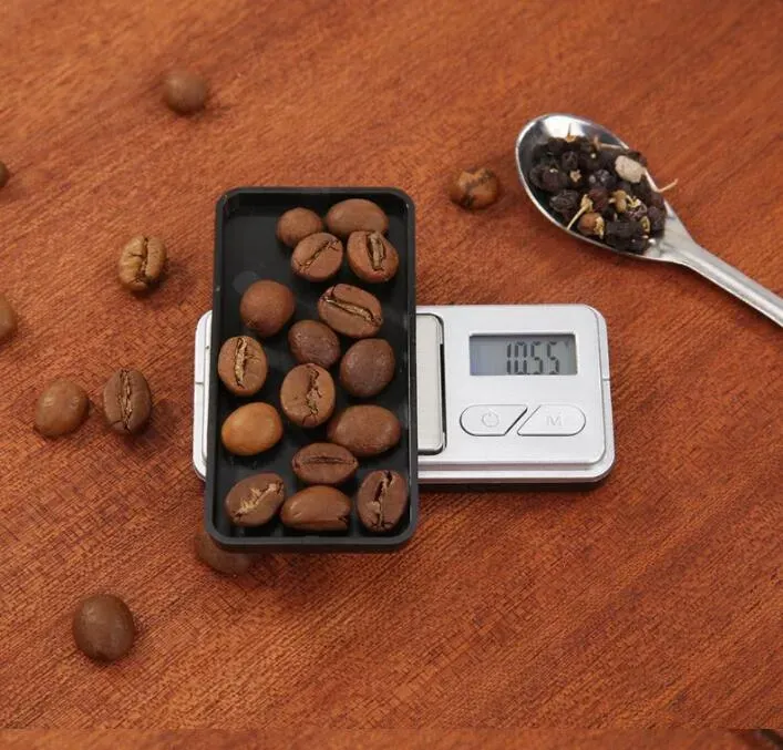 Latest Pocket 200g x 0.01g Digital Scale Silver Electronic Precise Jewelry Scale High precision Kitchen Weight scales