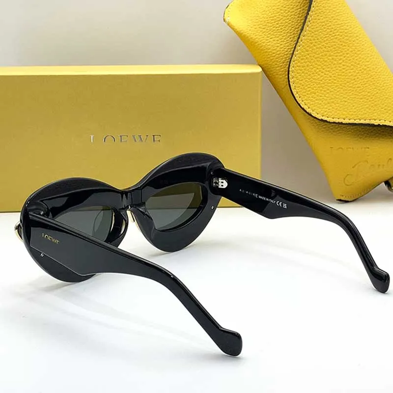 LOEWE Black Cateye Double Frame Sunglasses