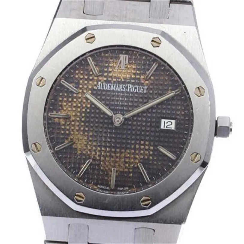 Automatisk mekanisk rörelse armbandsur Audema Pigu Mechanical Watches St56175 Date Grey Dial Dial Men's Watch_ sjuttio tusen sex hundra sextiofyra WN-ASFG