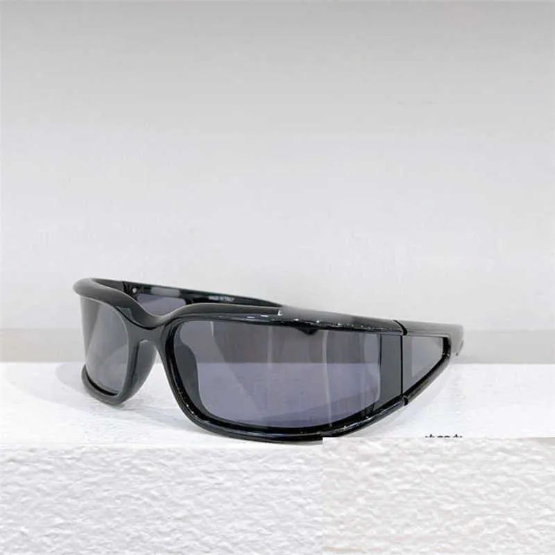 Sonnenbrille Paris Futuristische Sonnenbrille männlicher Promi -Stil Instagram gleichgeformte weibliche bb01 0spn