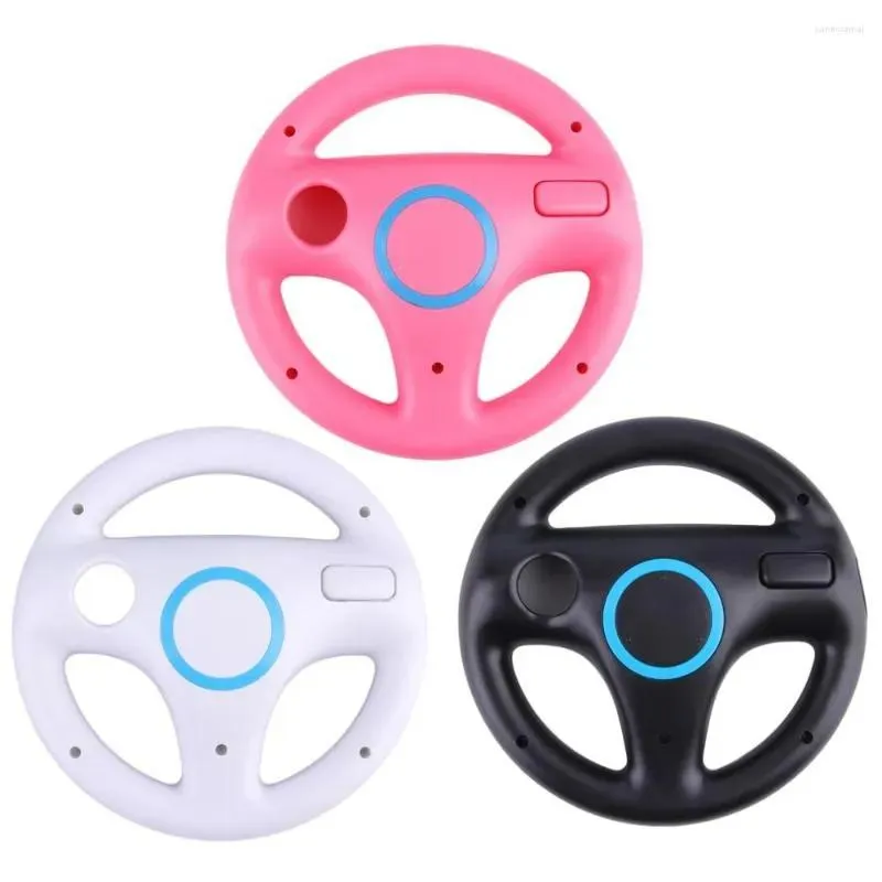 Игровые контроллеры джойстиков 6 Цвет 1pcs Mulitcolors Mariokart Racing Wheel Games Управление для удаленного контроллера Wii