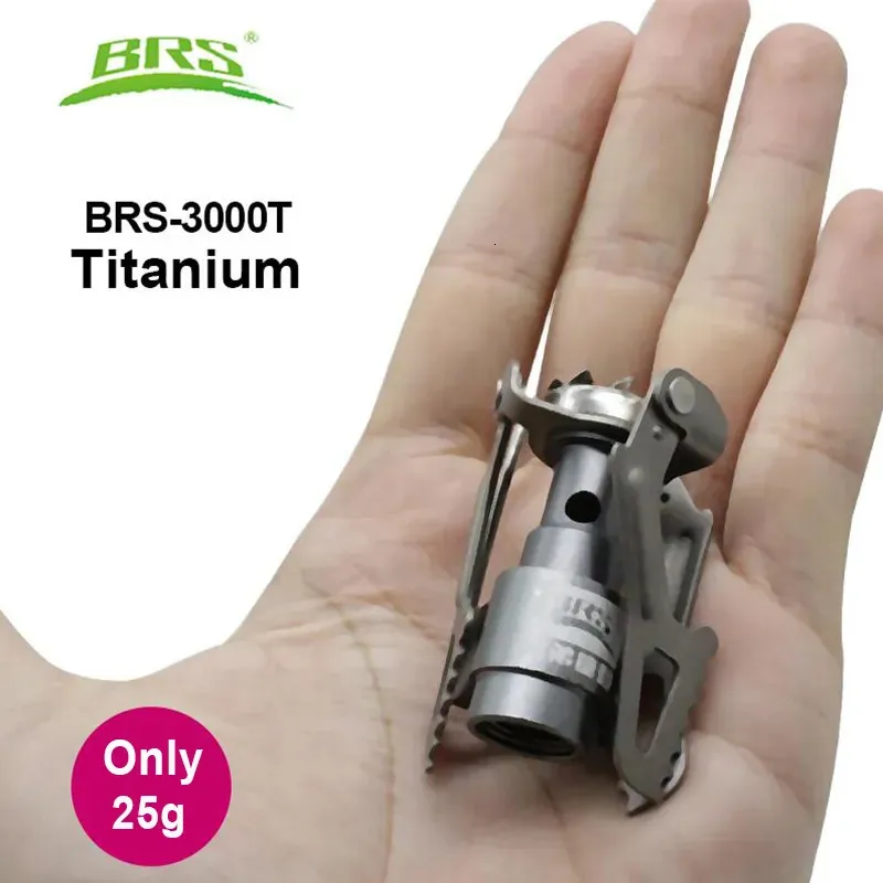BRS Outdoor Gas Spise Camping Portable Mini Survival Furnace Pocket Picnic Cooker BRS 3000T 231221