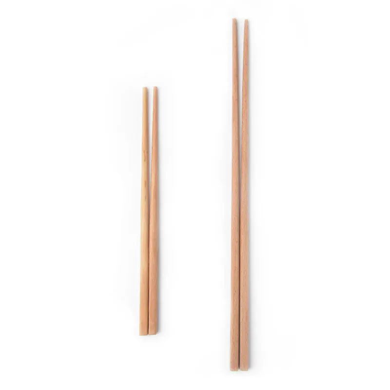 Fideos de madera natural Phicksticks saludable Reutilizable Sushi Food Chopsticks Kitchen de madera frita Phicsticks súper largos VT1587 ZZ