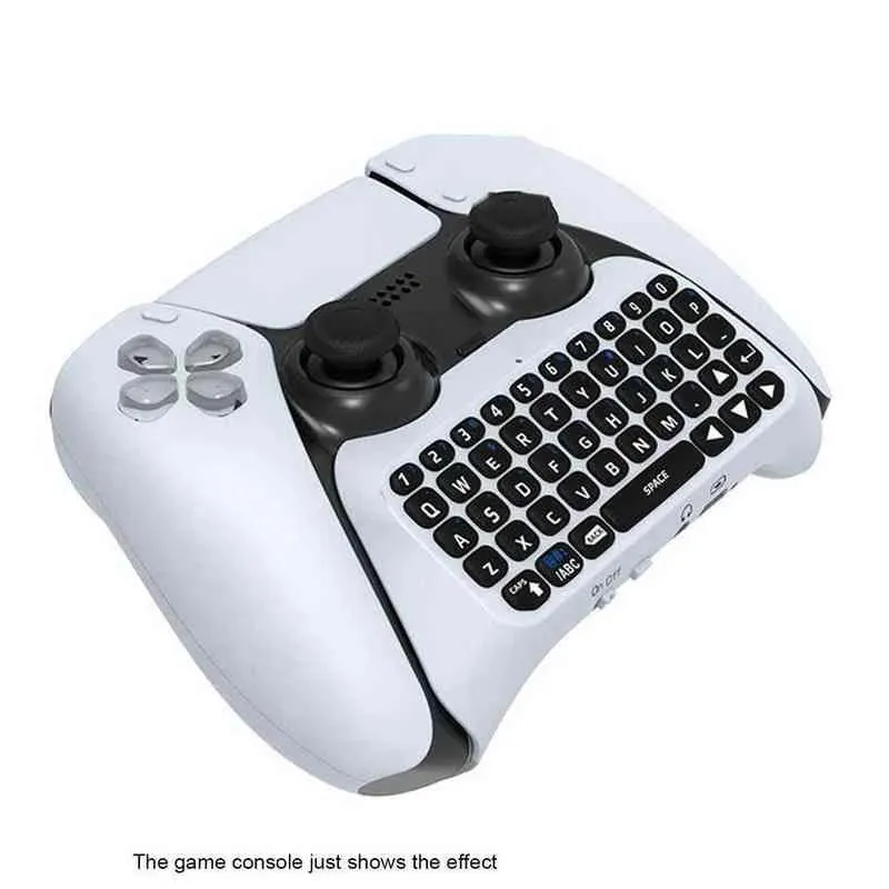 Joysticks 2023 Draadloos Toetsenbord Voor Controller Bluetooth Extern Toetsenbord Chat Voice Toetsenbord Voor Playstation 5 Gamepad G220304