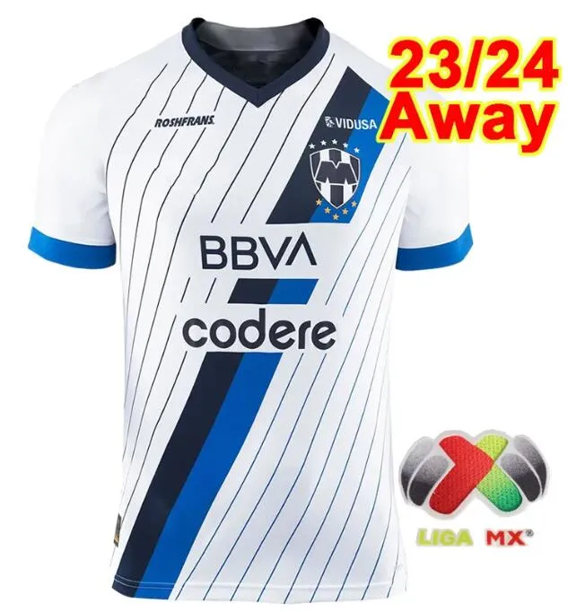 S 4XL LIGA MX RAYADOS MONTERREY Soccer Jerseys R.Funes 2023 24 home away R.Funes Mori M.MEZA 23 24 Mexican League football shirt men Special Edition