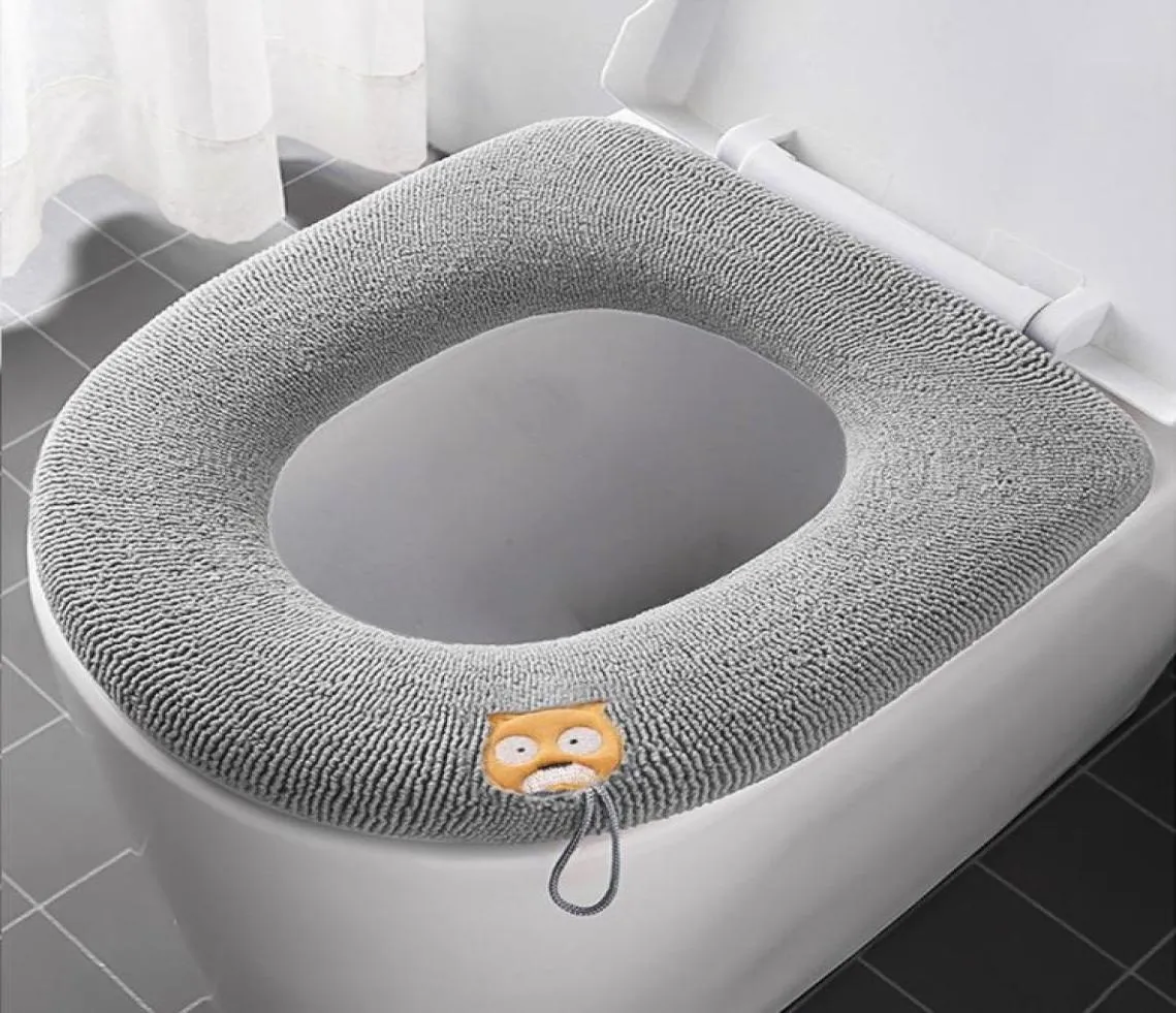 Couvre le siège de toilette Maison portable chauffant épaissis de la plate-forme hiver