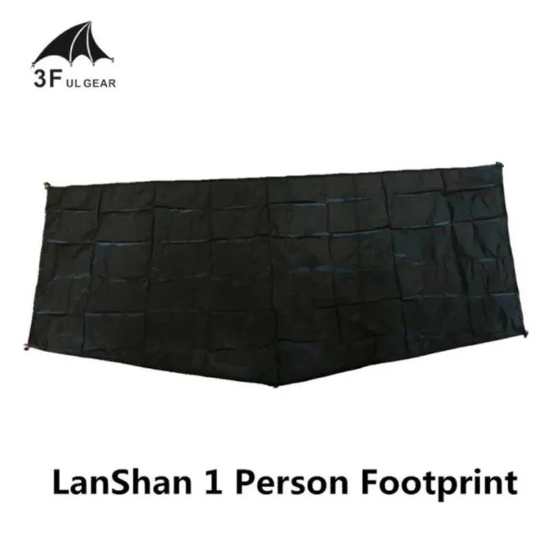 ملاجئ 3F UL GEAR LANSHAN 1 خيمة بصمة مضادة للماء مقاومة للارتداء الأرضية الأصلية Silnylon Ground قطعة قماش 210*95 سم