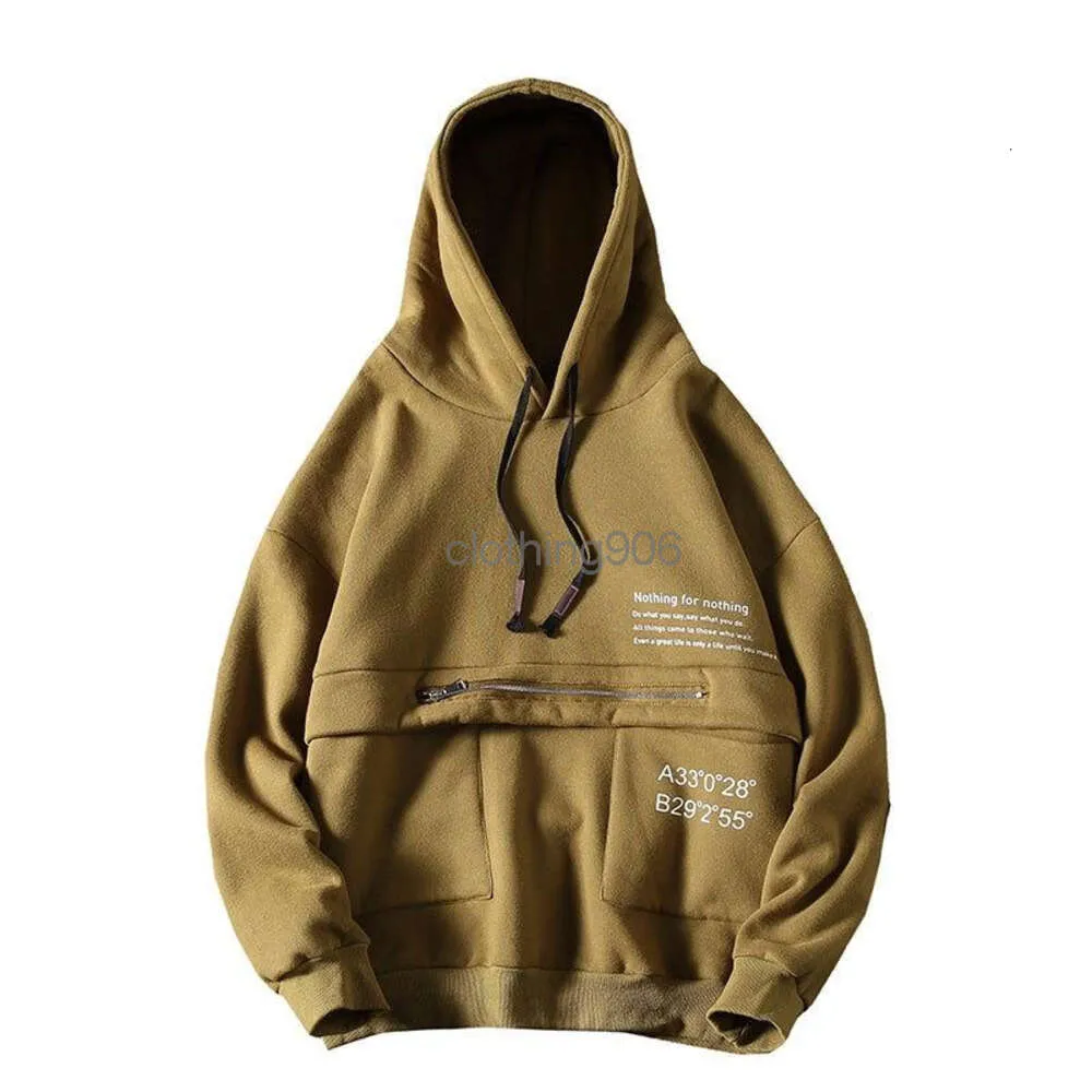 BoShiNuo Spring Autumn Men's Cotton Hoodies Streetwear Long
