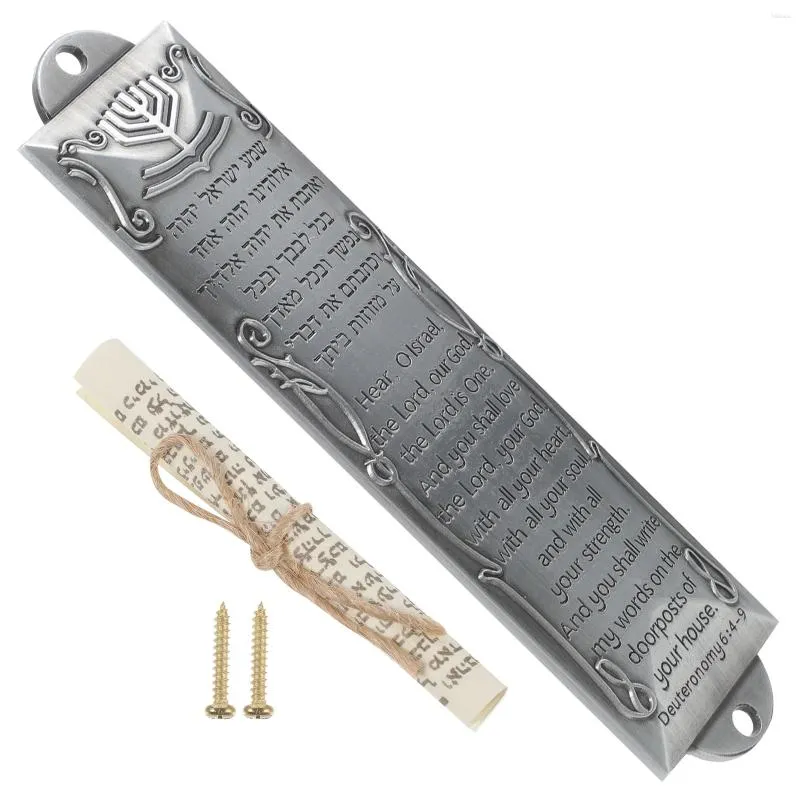 Curtain Religious Holy Scroll Retro Scripture Mezuzah Prayer Decorative