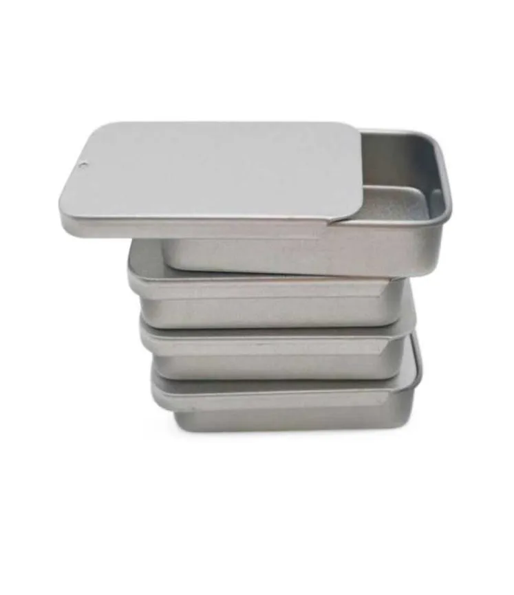 500pcslot 603411mm Size slid Slide Top Tin Box Rectangle Candy Case Storage Box Push and Pull Boxes8612135