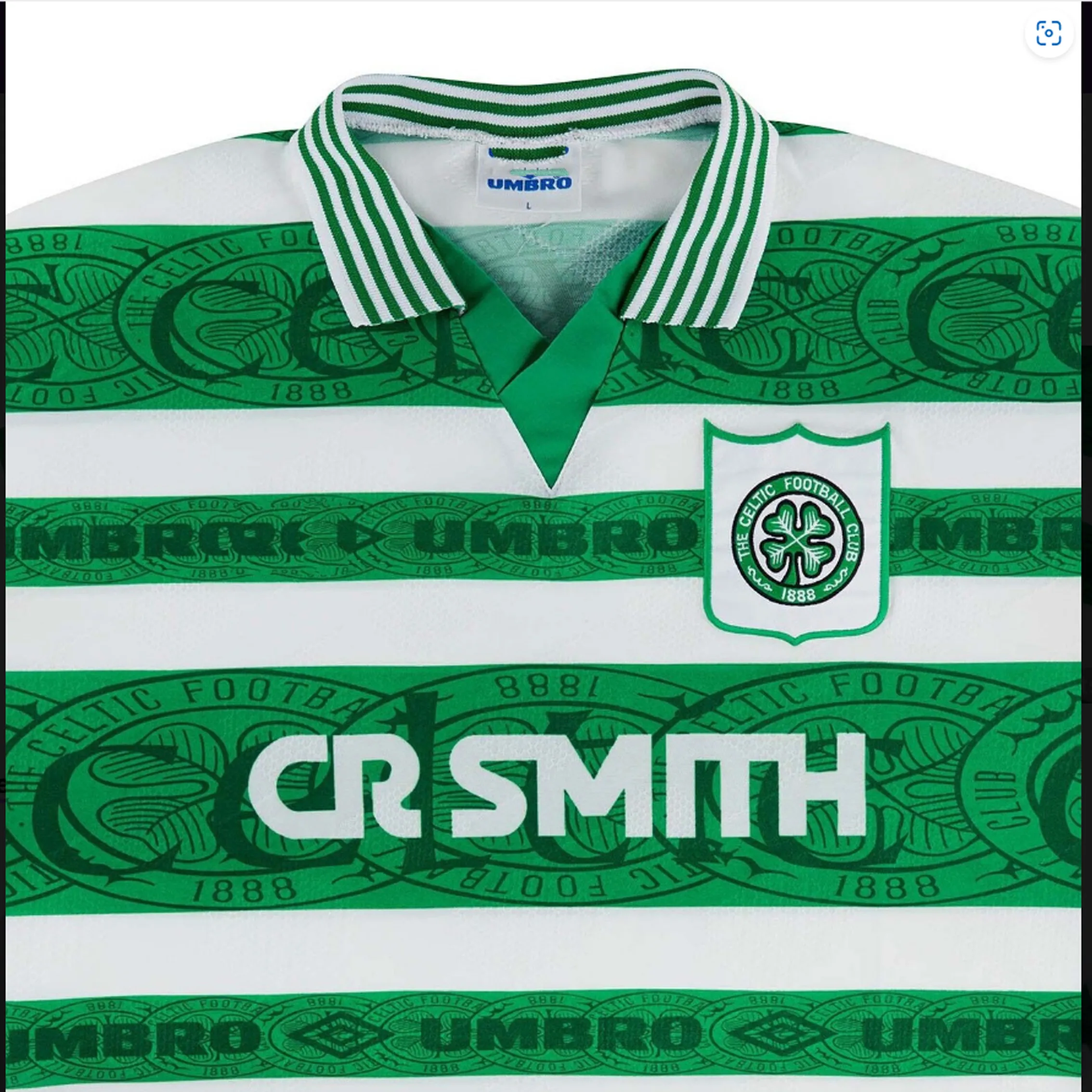 ウェア Celtic 1995/97  Soccer Shirt CELTIC 1995 1997 HOME FOOTBALL SHIRT SOCCER JERSEY UMBRO sz