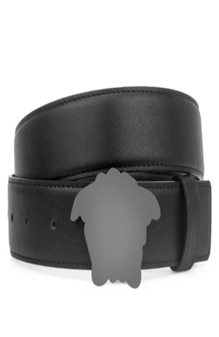 Fashion Belt Man Woman Belts Designer Smooth Gold Sliver Gun Black Buckle Top Quality Cowhide Leather9205019