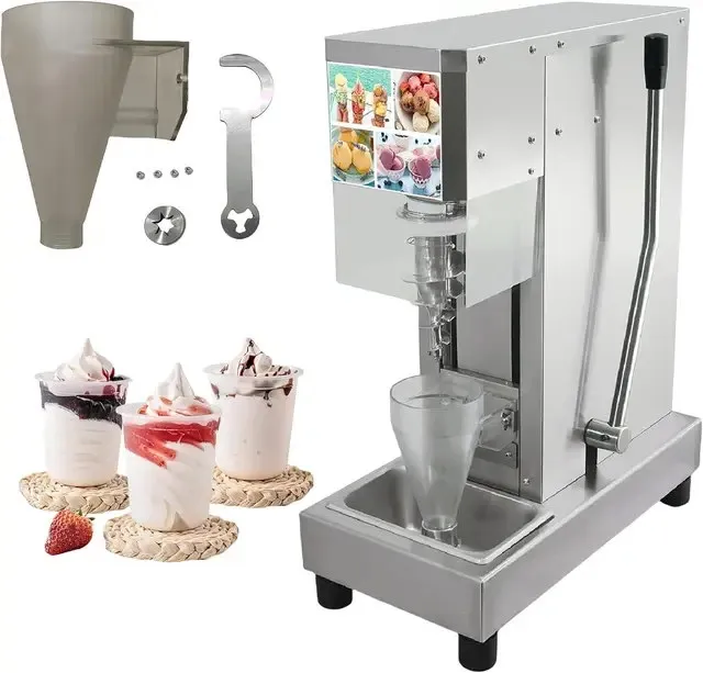 Kolice USA Lagerhaus kostenlose Lieferung an Türen Küchenwerkzeug Wirbel Freeze Milchshake gefrorener Joghurt Mischmaschine Gelato Eismixer Makler Mixer Mixer