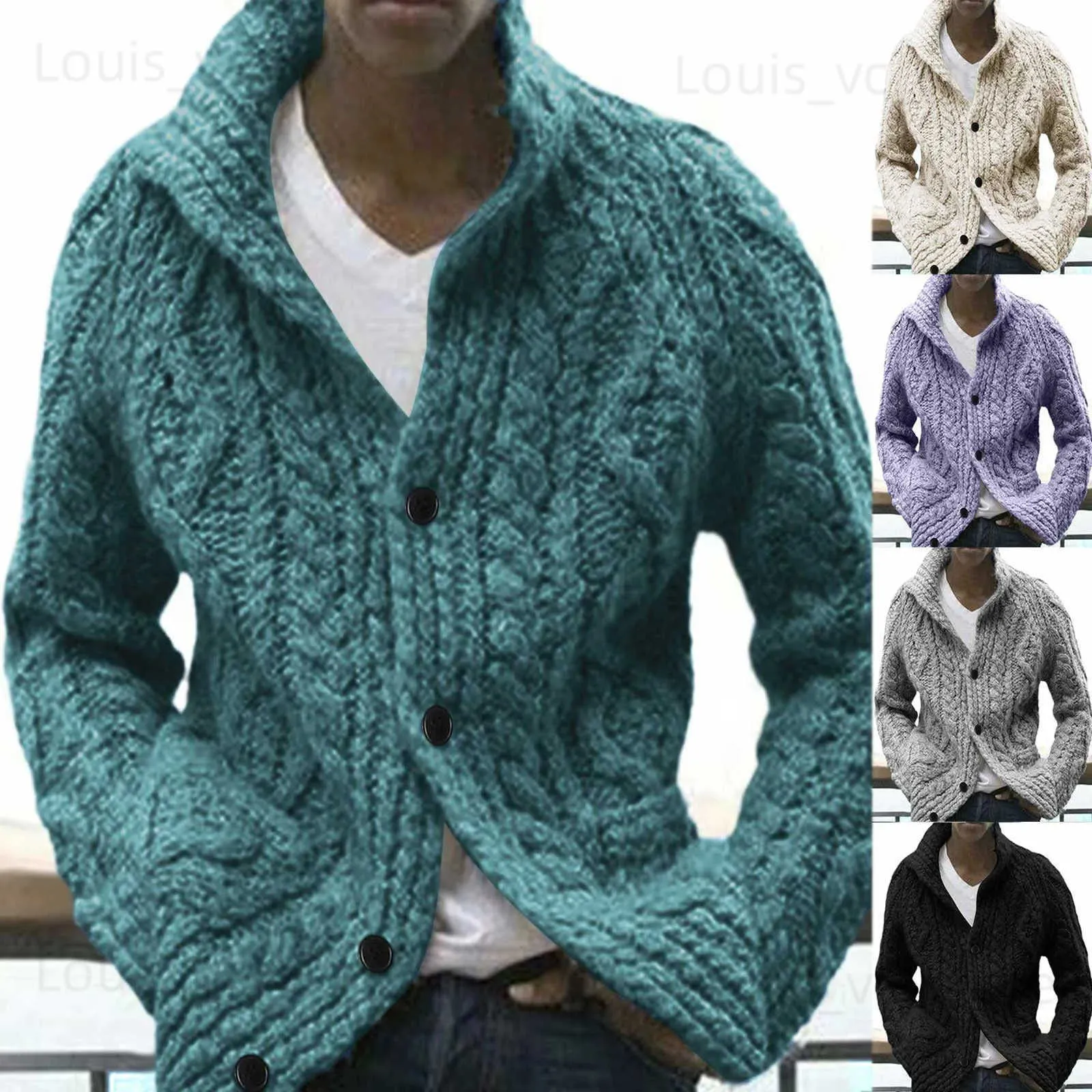 Ponts-pulls masculins Pull en tricot hiver