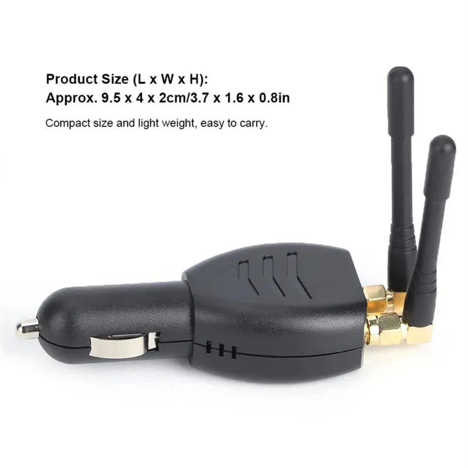 Électronique GPS Signal Jam ming Blo cker Blindage Protection de la vie privée Antitracking Ceinture de suivi Noir Alimentation de voiture Pièces de voiture 2576