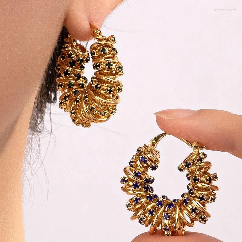 Spanish style hoop earrings deals