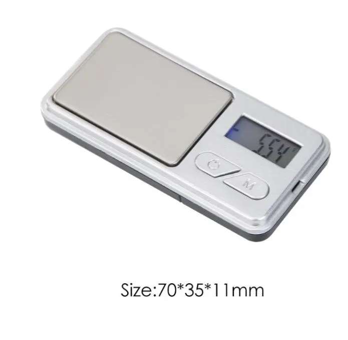 Latest Pocket 200g x 0.01g Digital Scale Silver Electronic Precise Jewelry Scale High precision Kitchen Weight scales