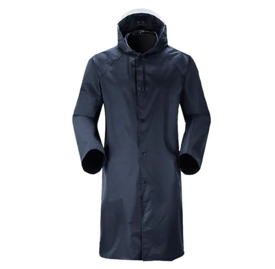 Imperméable imperméable hommes femmes vêtements de pluie en plein air pêche randonnée protection pluie Poncho bande réfléchissante nuit sûr manteau de pluie 2103204597340