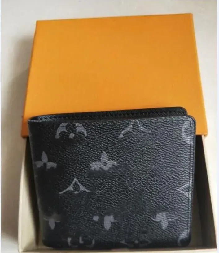 Designer Brand Wallet Luxury Short Walls Card Holders Kjuten för män Kvinnor Purse Kopplingsväskor med presentförpackning 222