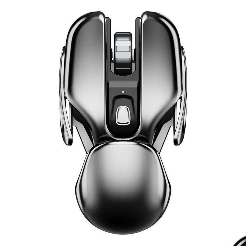Mice Seamless Design Inphic Px2 1600 Dpi 6 Keys Office Home Mute Button Silent Rechargeable Wireless Mouse Drop Delivery Computers N Dhly0