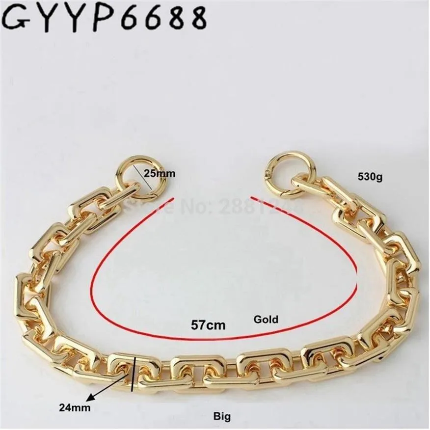 17mm 24mm Zinc alloy heavy chain bags strap parts DIY replacement cloud bag handles style matching Accessory high quality 220423208y