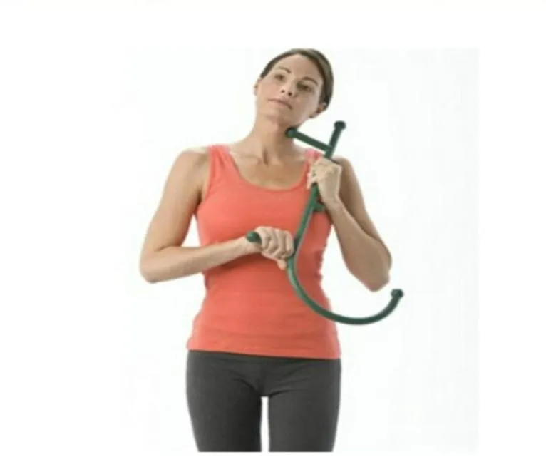 Thera Cane-masajeador con gancho trasero para cuello, herramienta de presión muscular, punto de gatillo, punto Original, Rod9235304