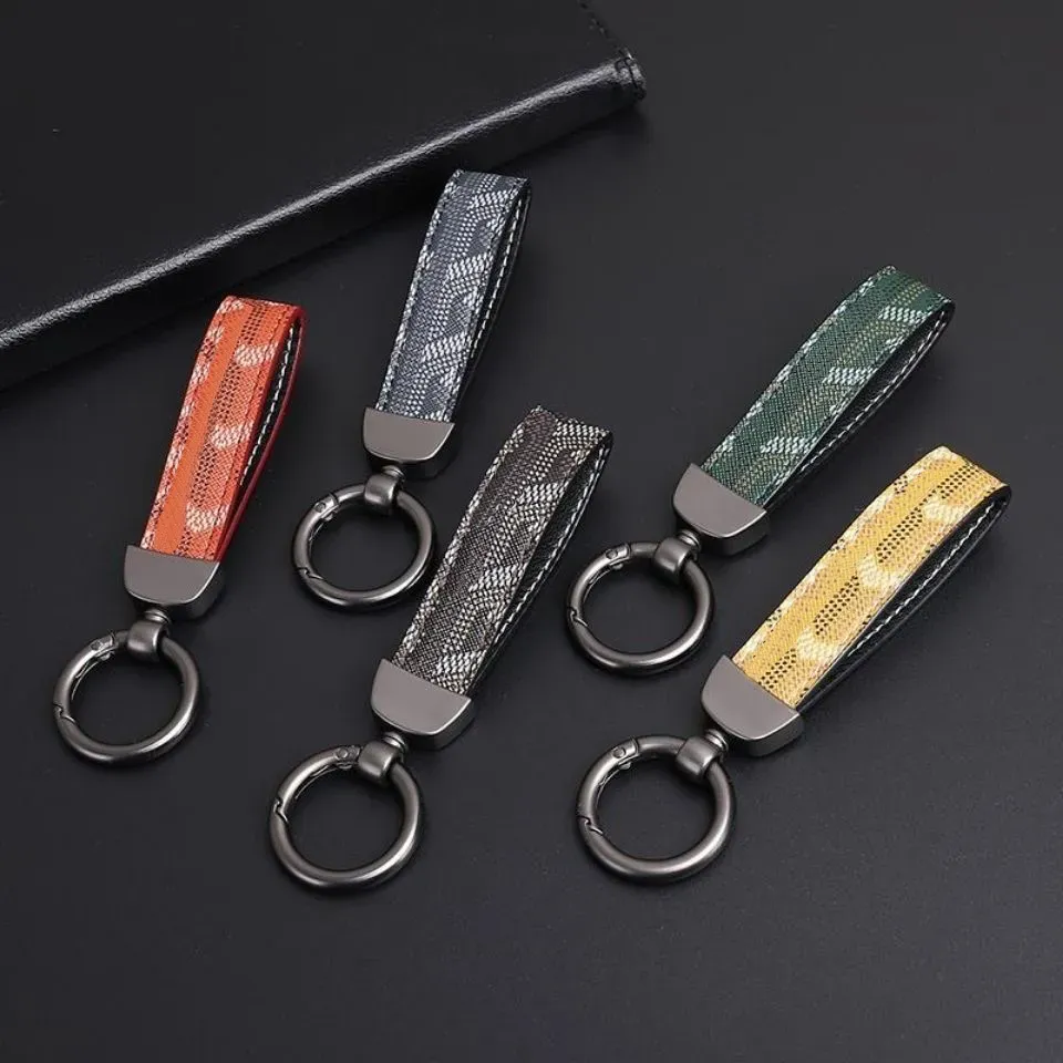 2024 Designers Lover Fashion Kechankains Rings Lanyards rouge bleu pour anneau Luxury Designer Brand Key Chain Green Men Car Courte des femmes Boucle de boucle