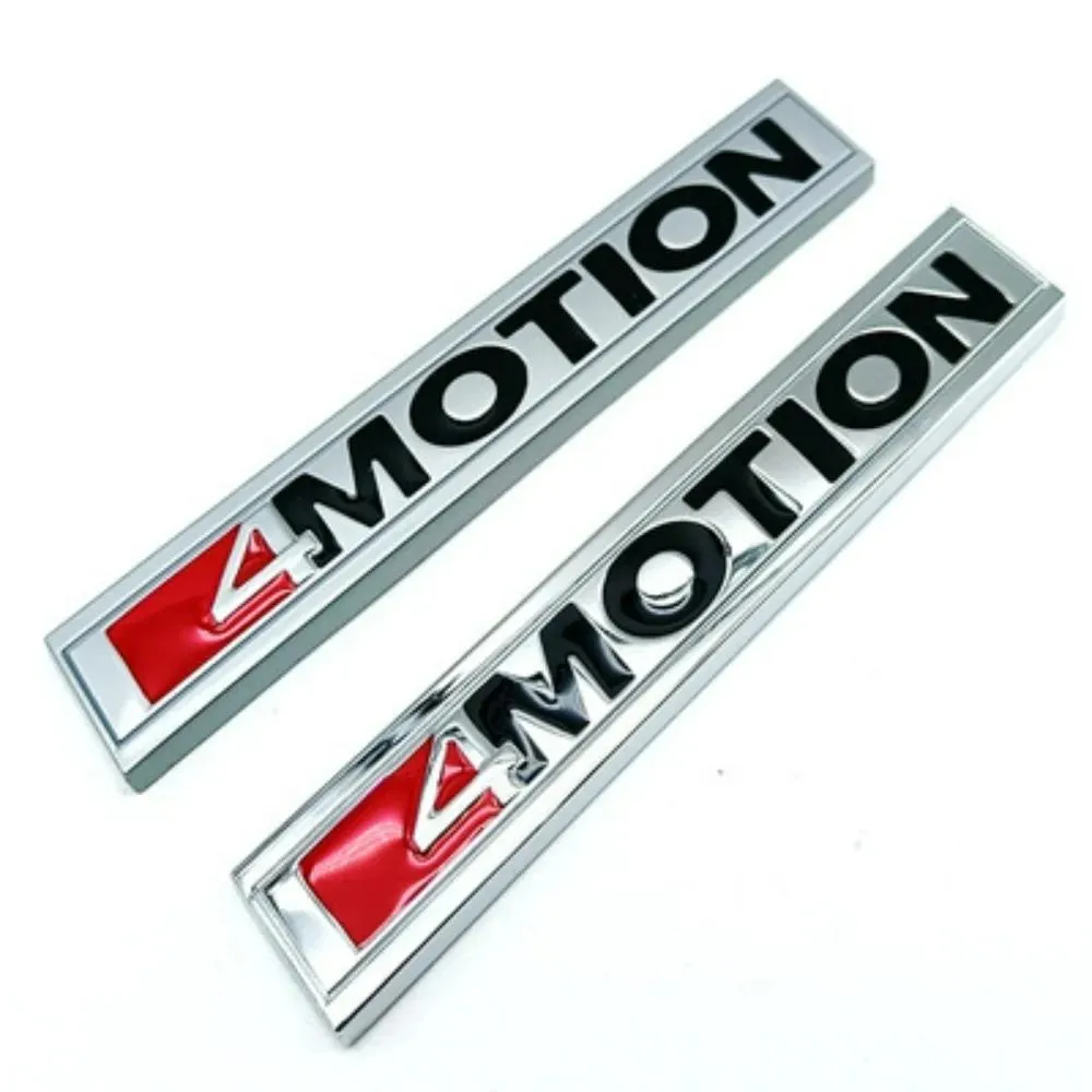 Stickers 3D Metal 4 MOTION 4motion Sticker Car Rear Trunk Body